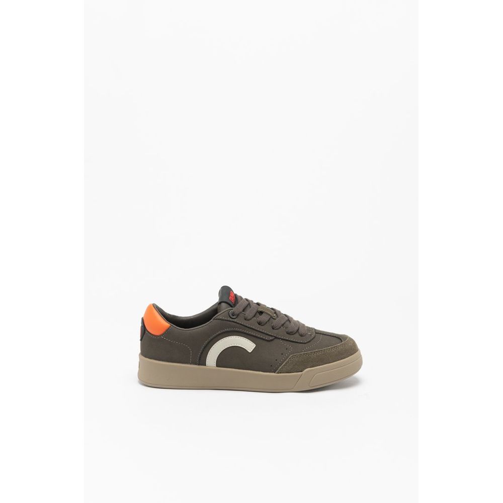 Baskets basses bicolores en cuir Colmar