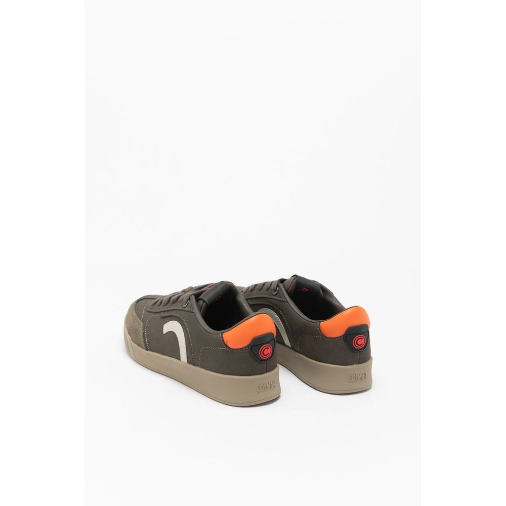 Baskets basses bicolores en cuir Colmar