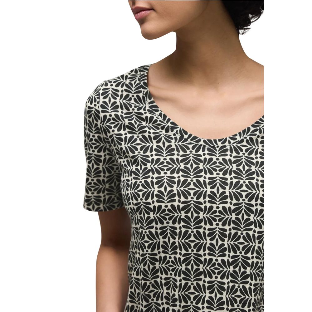 T-shirt en modal noir Street One