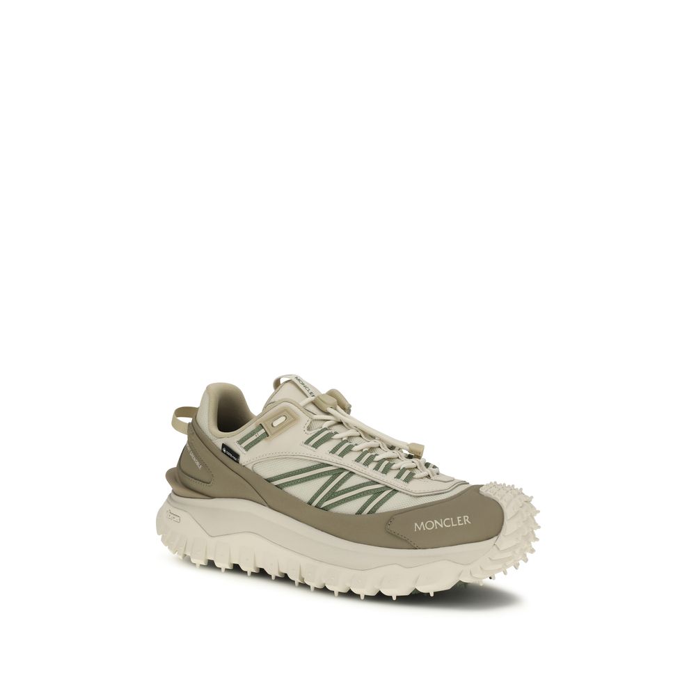 Baskets athlétiques Moncler en polyamide beige