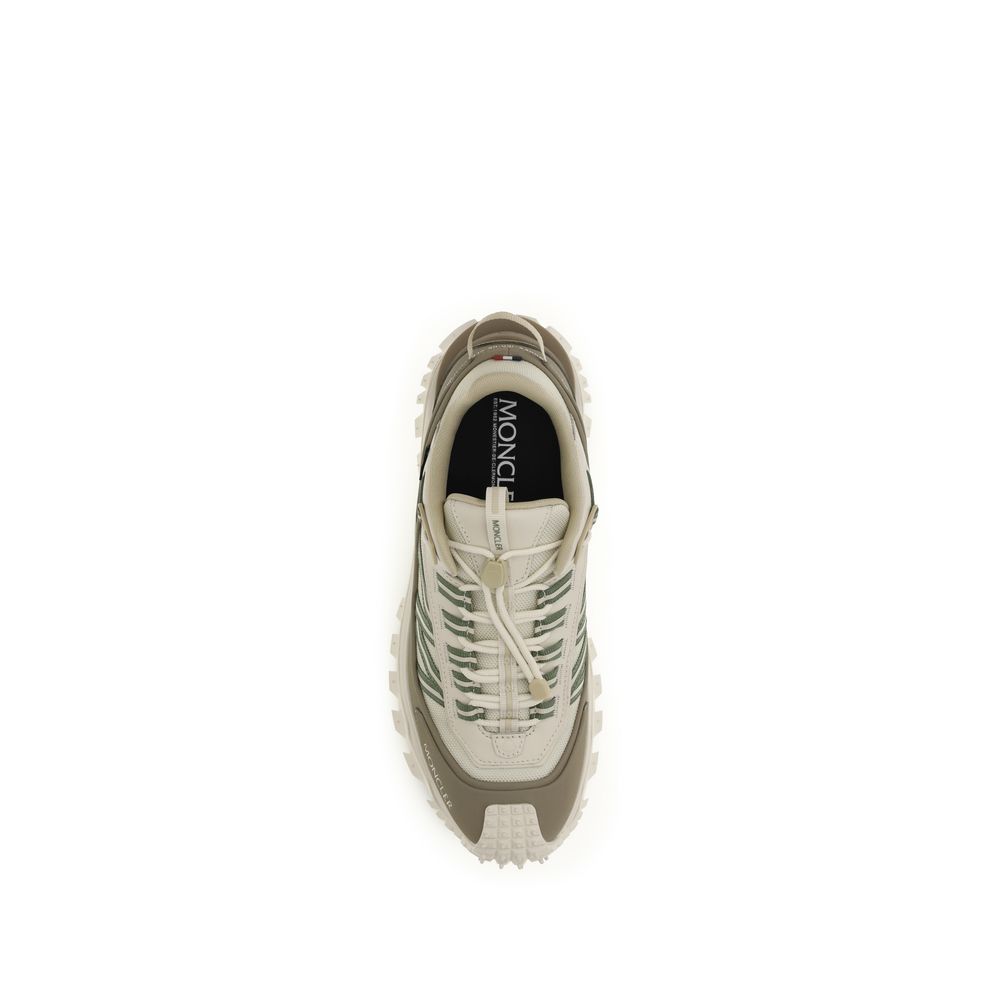 Baskets athlétiques Moncler en polyamide beige