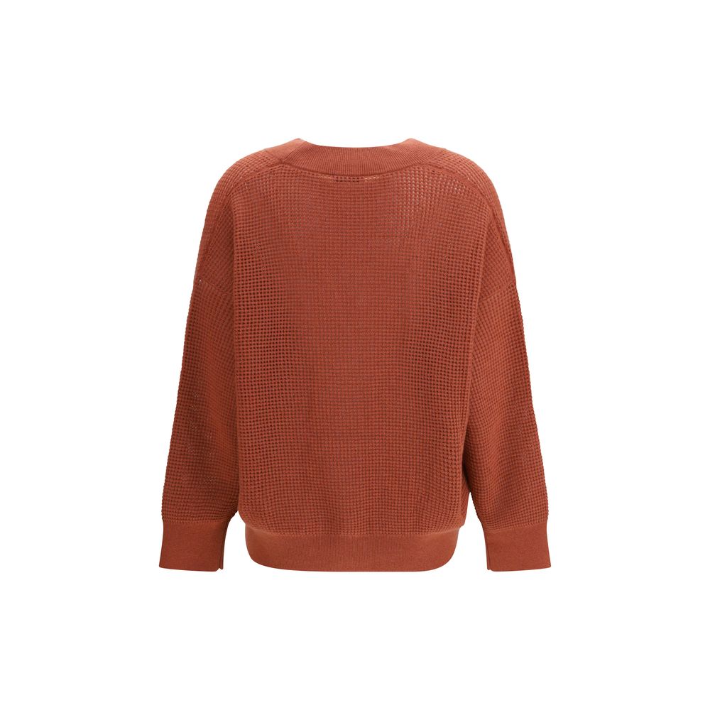 Brunello Cucinelli Orange Cardigan for Women alternate view