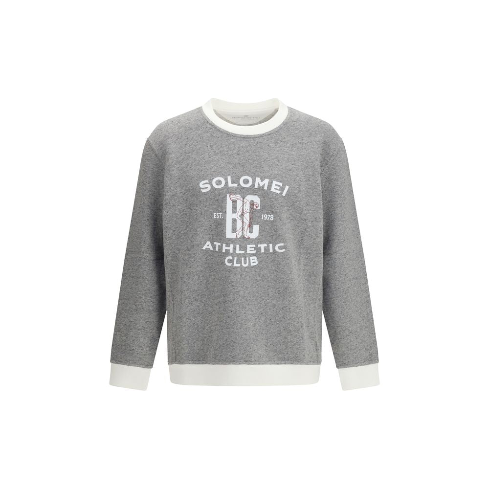 Brunello Cucinelli Grey Sweatshirt for Men