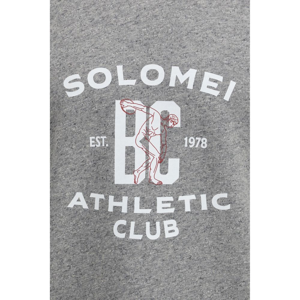 Brunello Cucinelli Grey Sweatshirt for Men detail view