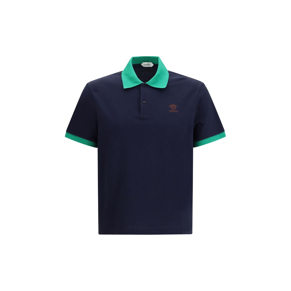 Versace Blue Polo Shirt for Men