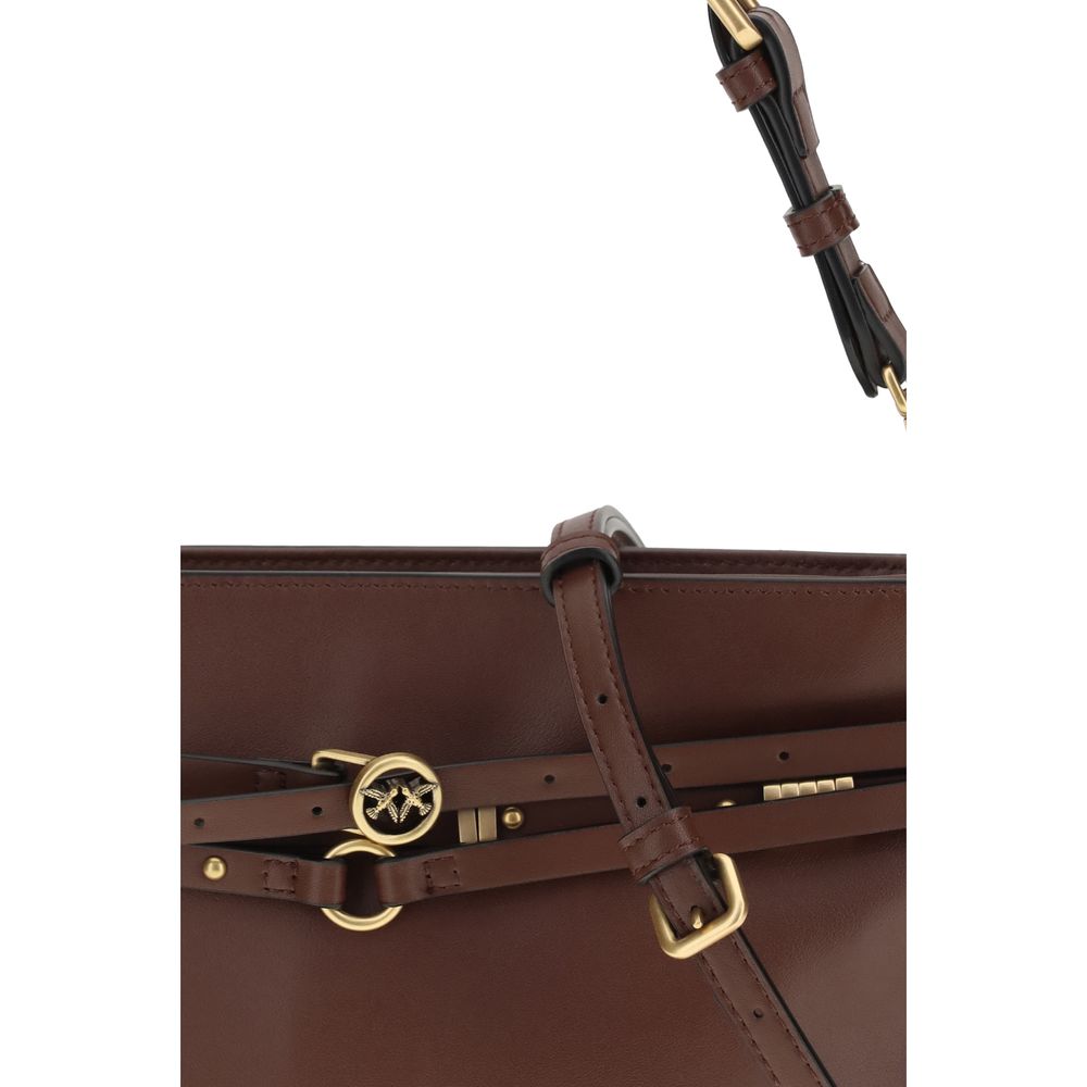 PINKO Brown Shoulder Bag for Women side view