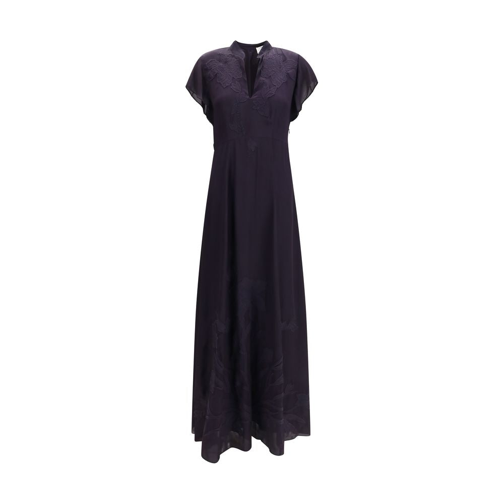 Robe décontractée Forte_Forte en viscose noire