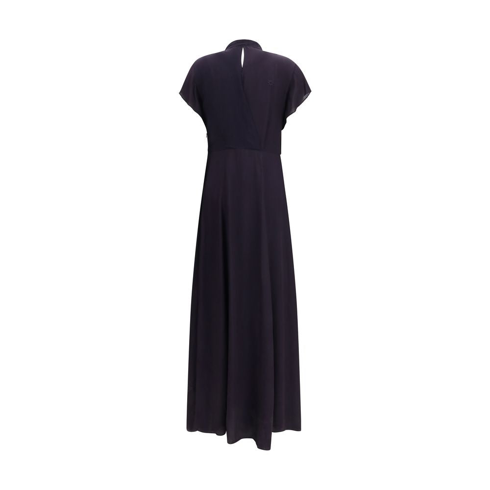 Robe décontractée Forte_Forte en viscose noire