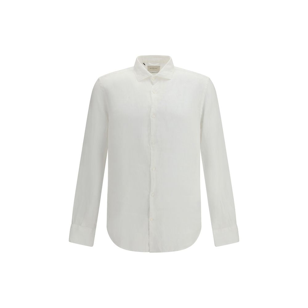 Chemise habillée en lin blanc Brooksfield
