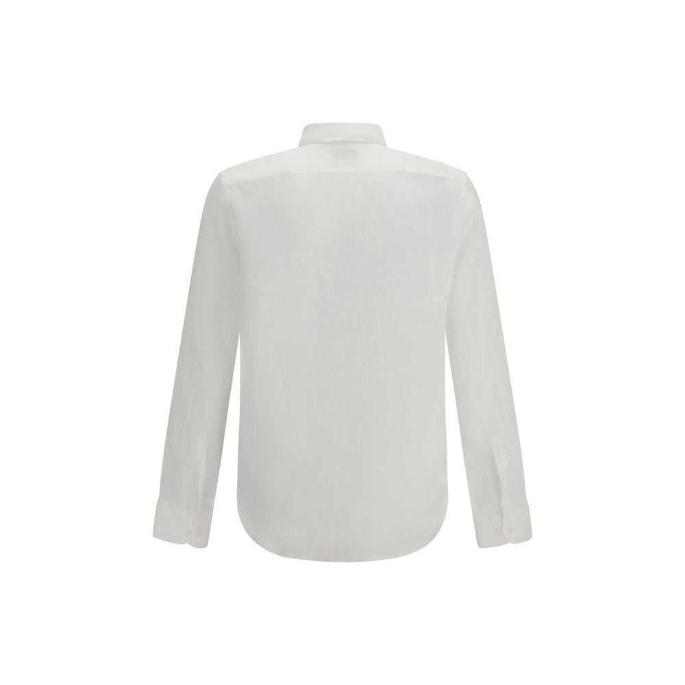 Chemise habillée en lin blanc Brooksfield