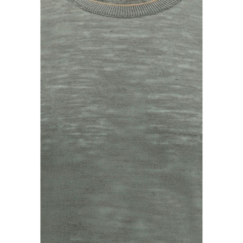 T-shirt bicolore en lin Brooksfield