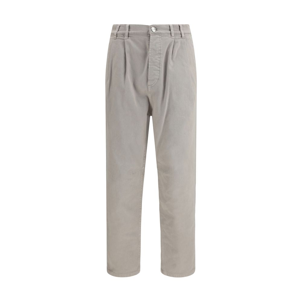 Brunello Cucinelli Brown Casual Pants for Men