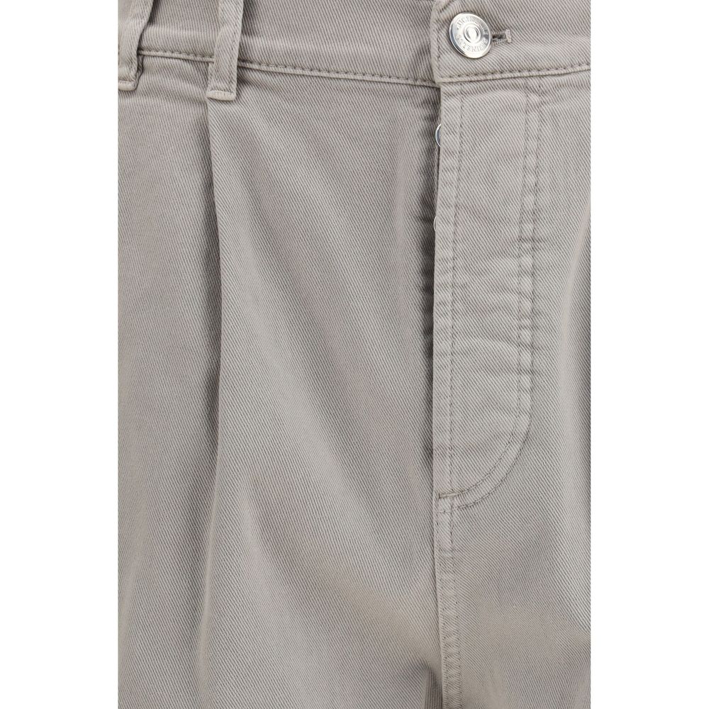 Brunello Cucinelli Brown Casual Pants for Men detail view