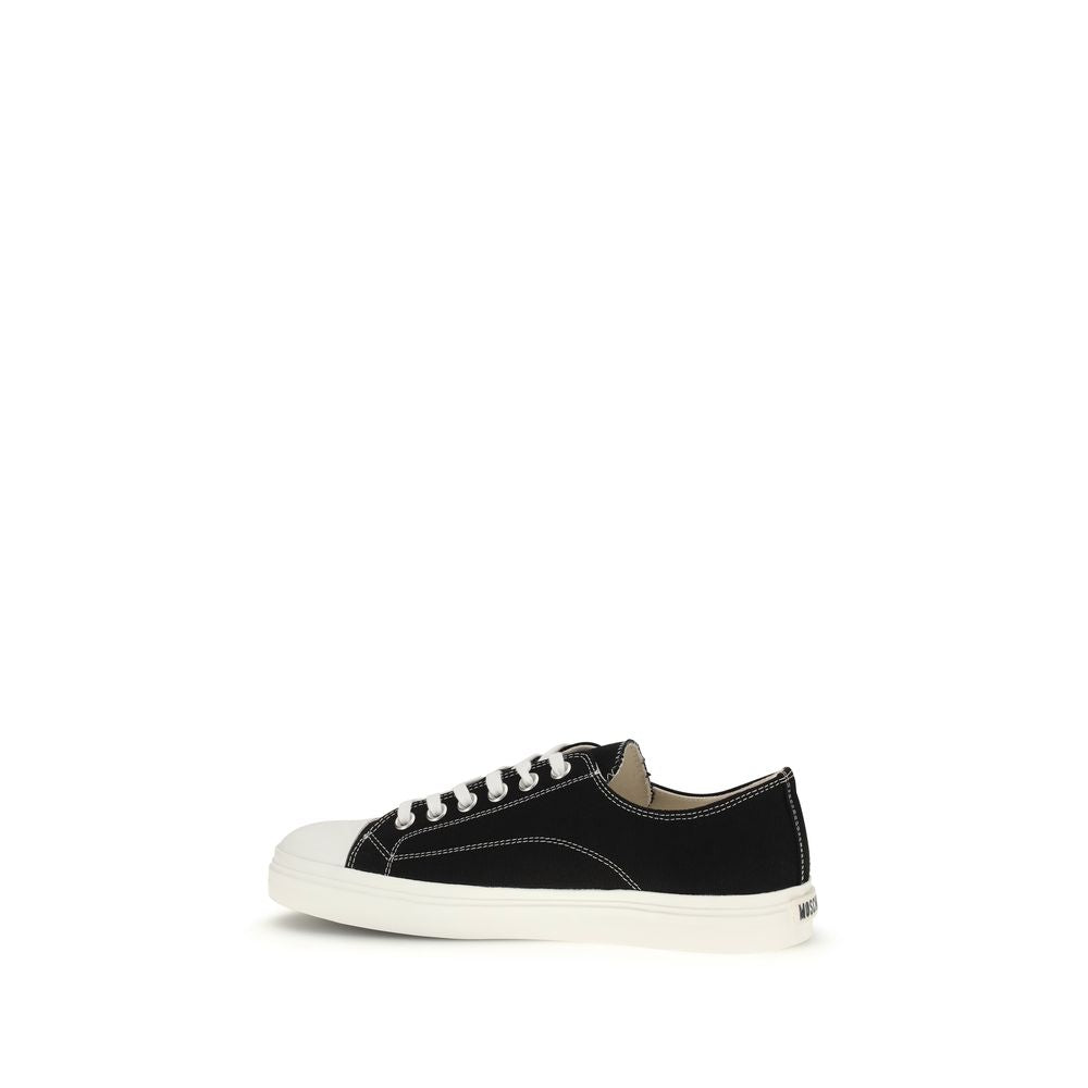 Moschino Black Low Top Sneakers for Men detail view