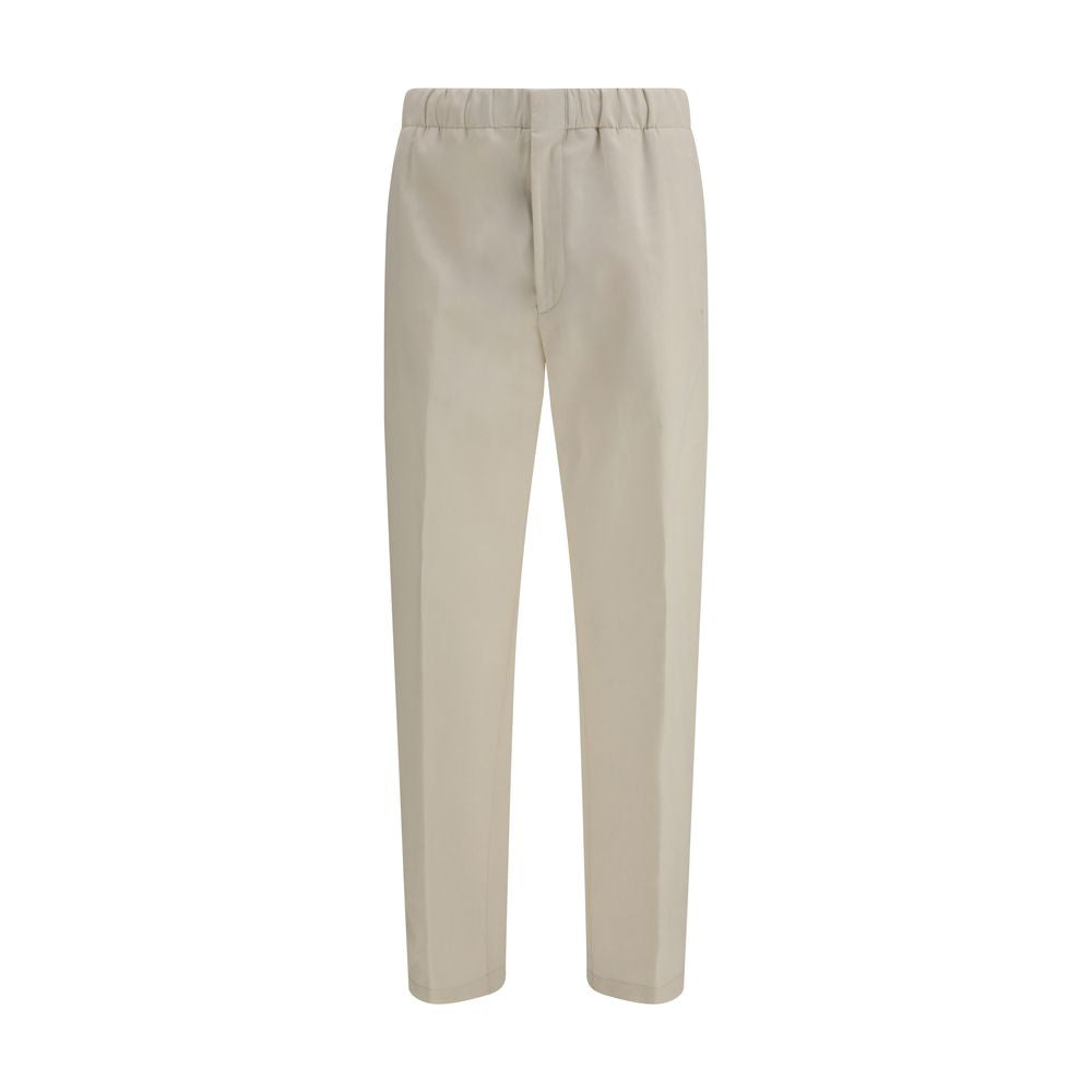 Pantalon décontracté Lardini en coton beige