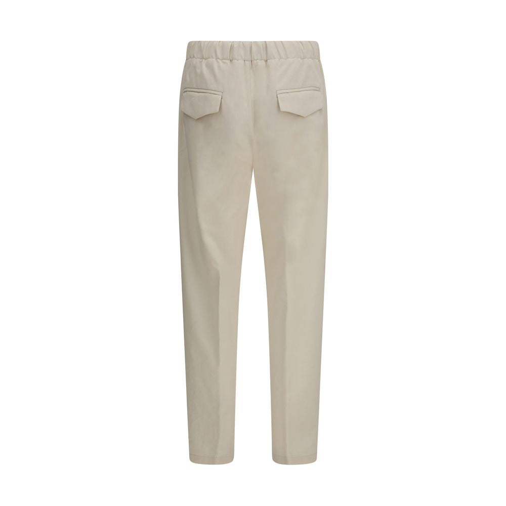 Pantalon décontracté Lardini en coton beige