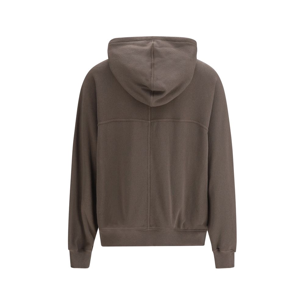 Sweat-shirt Rick Owens en coton marron