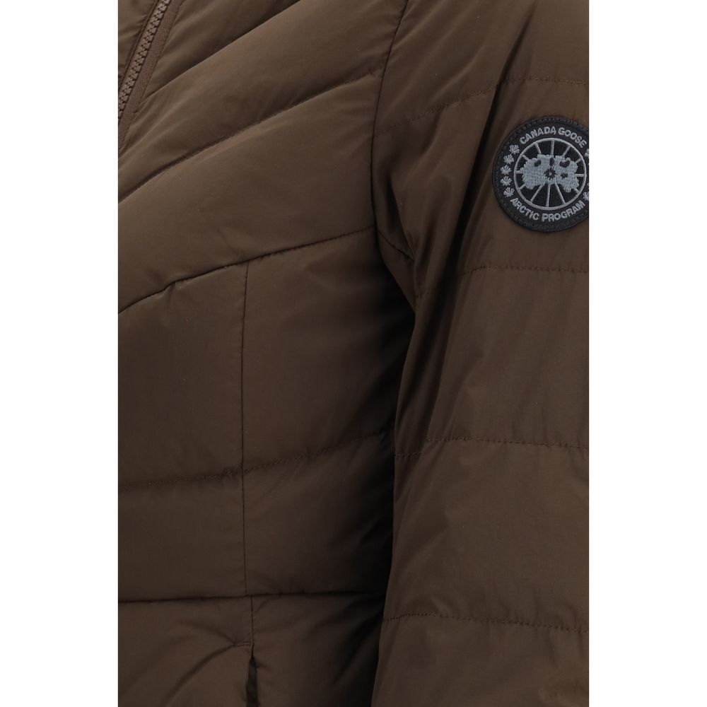 Manteau en nylon marron Canada Goose