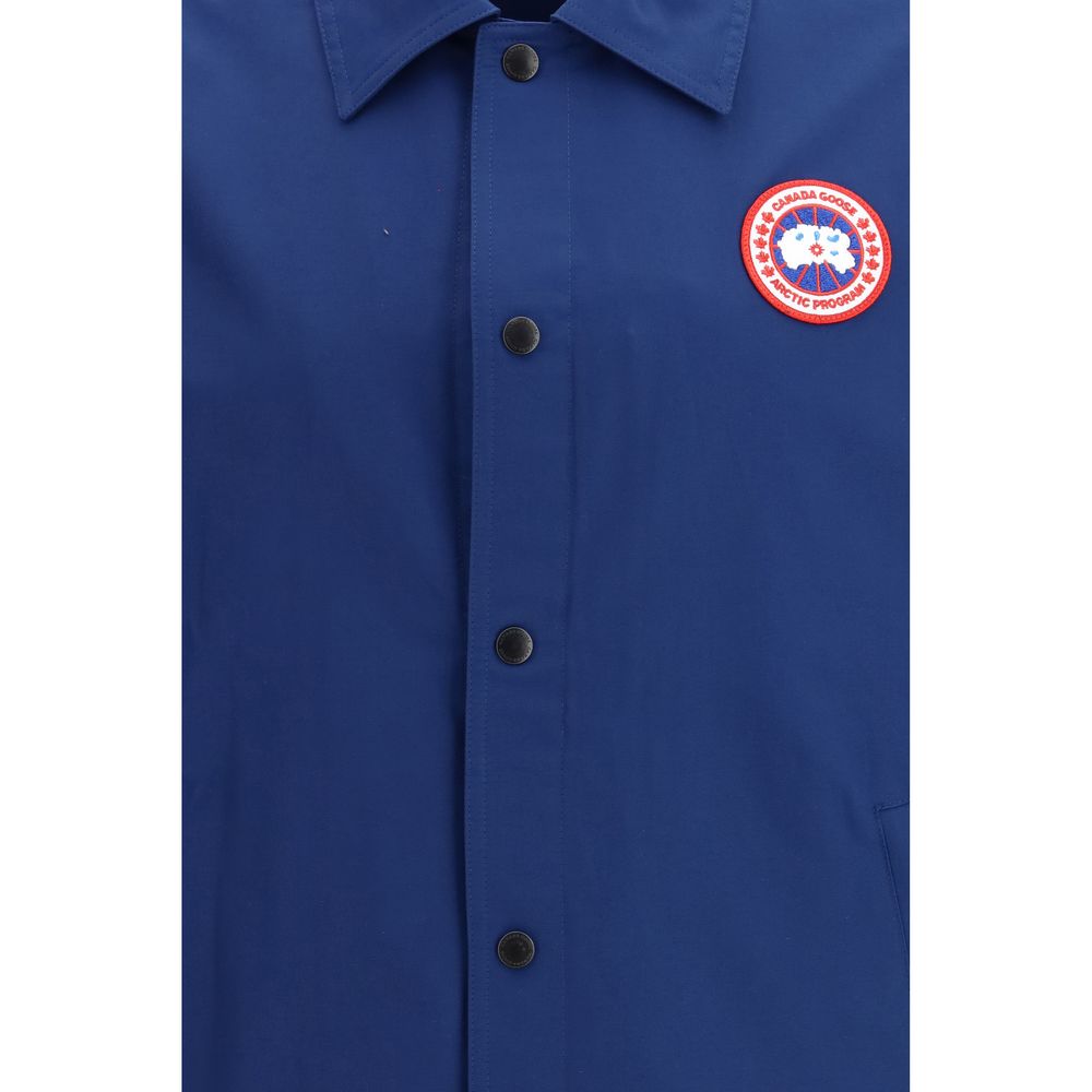 Manteau en coton bleu Canada Goose