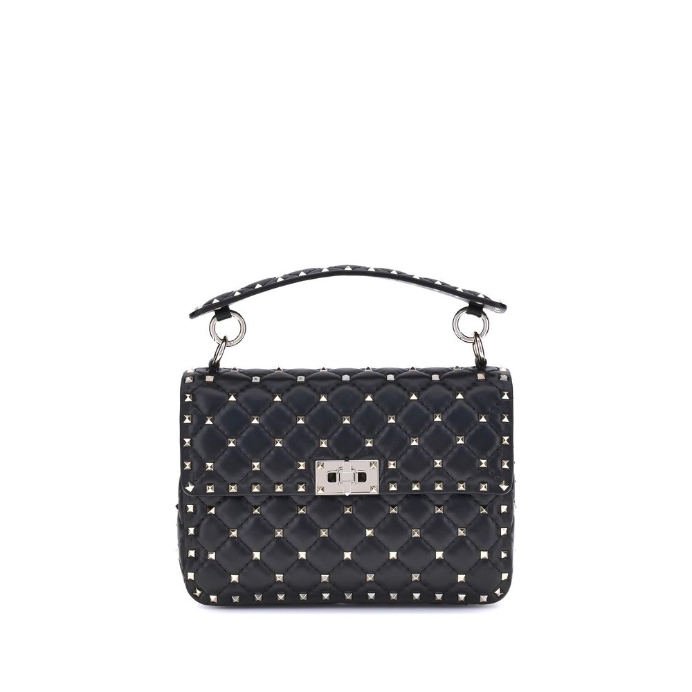 Sac à bandoulière Valentino Garavani en agneau noir Ovis Aries Aries
