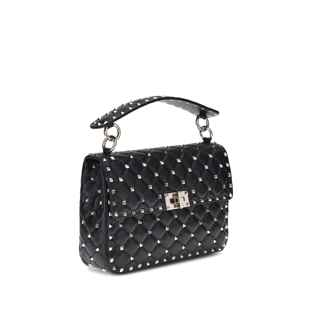 Sac à bandoulière Valentino Garavani en agneau noir Ovis Aries Aries