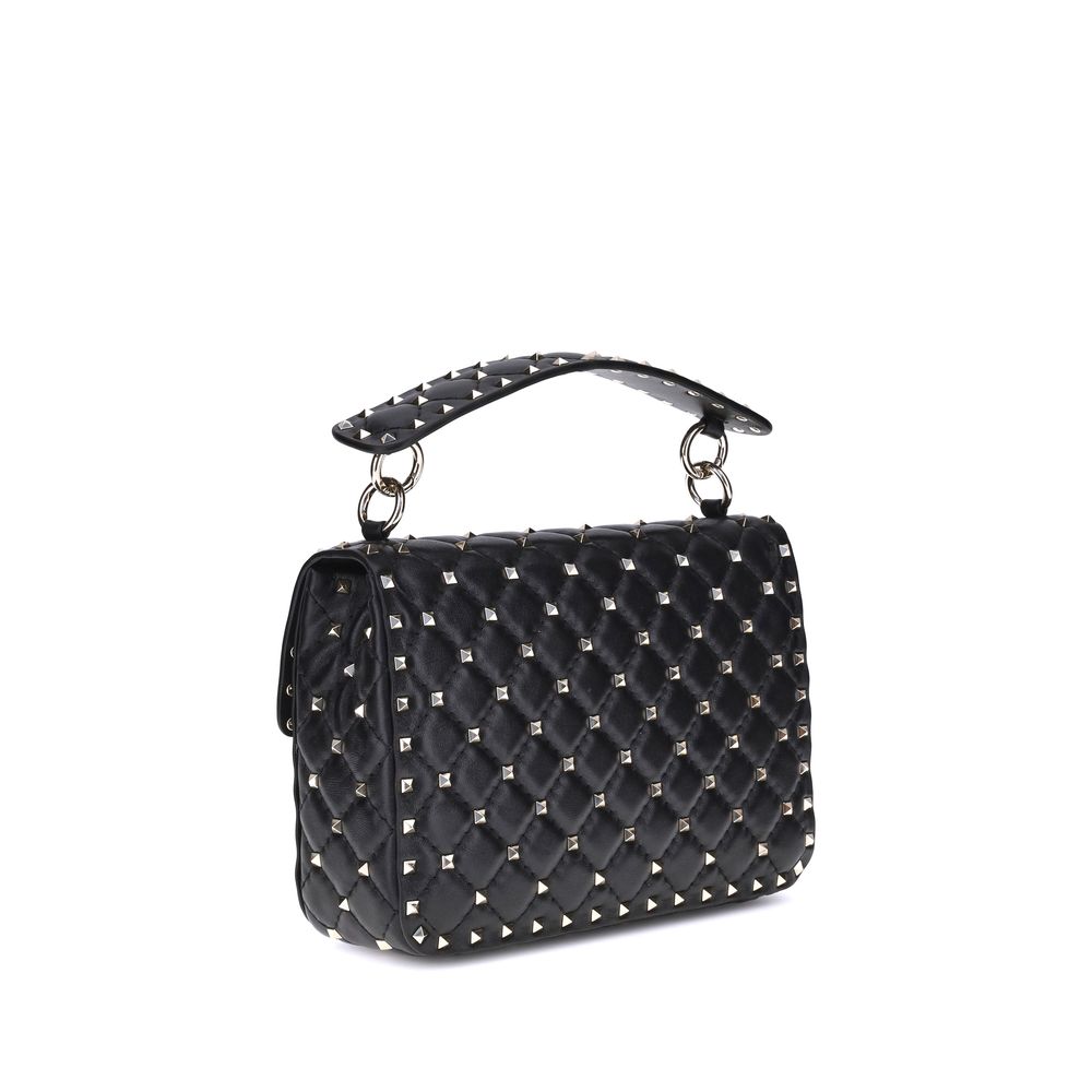 Sac à bandoulière Valentino Garavani en agneau noir Ovis Aries Aries