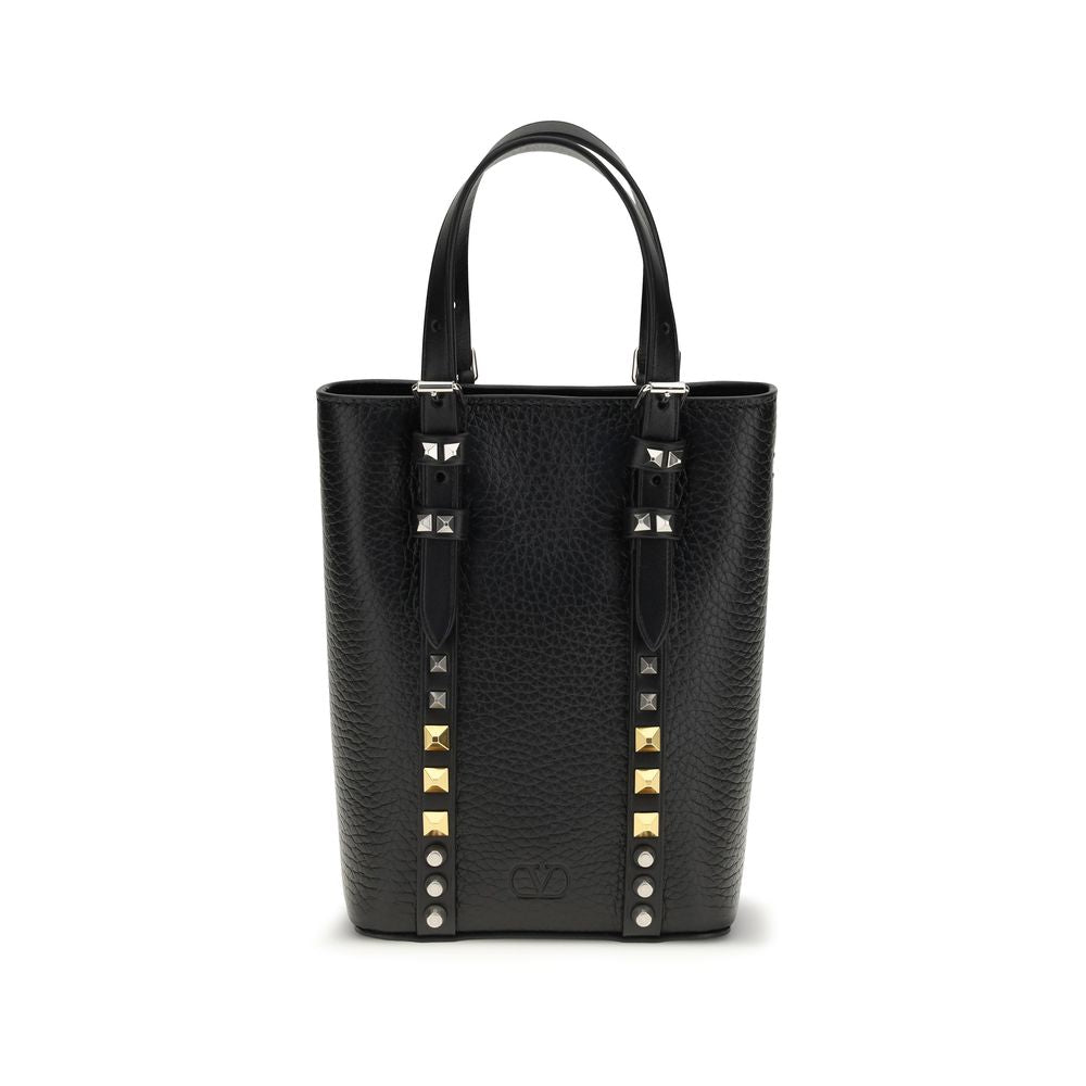 Valentino Garavani Accessoires Divers en Cuir de Veau Noir Bos Taurus