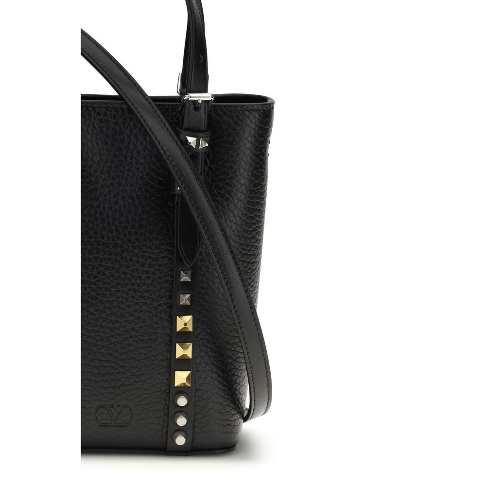 Valentino Garavani Accessoires Divers en Cuir de Veau Noir Bos Taurus