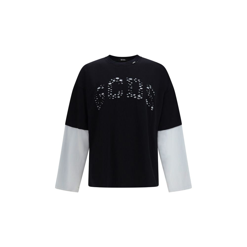 GCDS Sportswear en Coton Noir