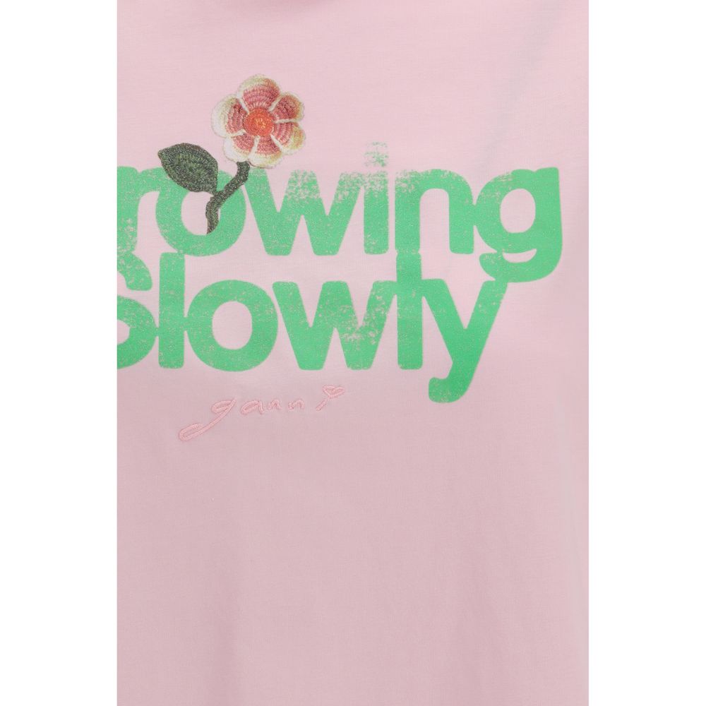 T-shirt en coton multicolore Ganni