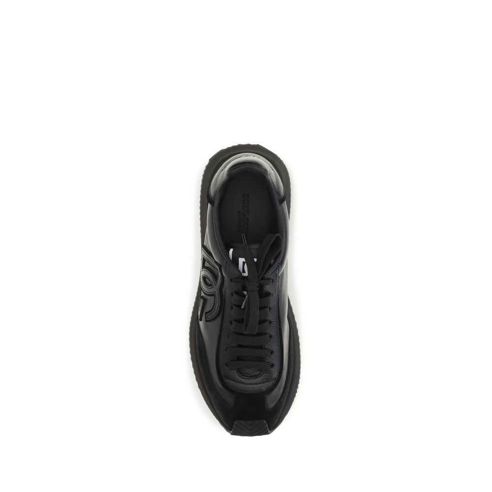 Dolce & Gabbana Black Athletic Sneakers for Men side view