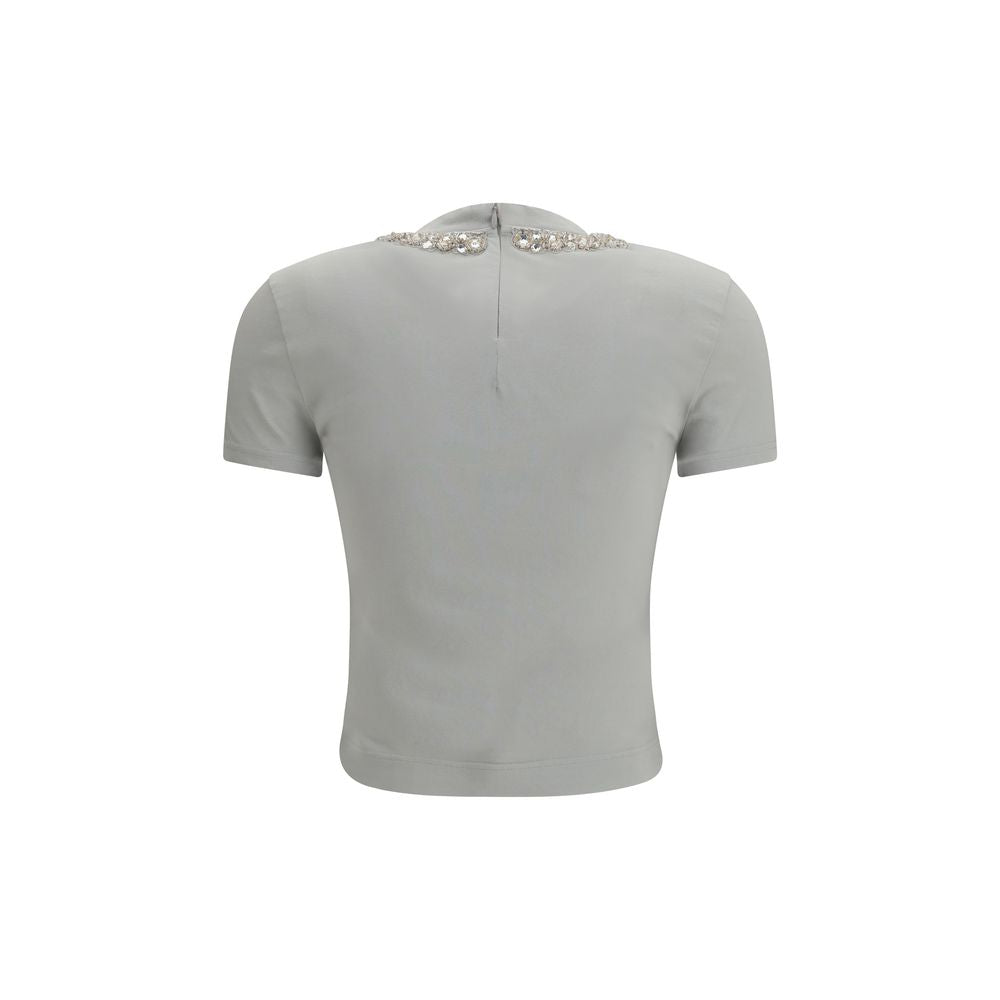 T-shirt en coton gris Dolce & Gabbana