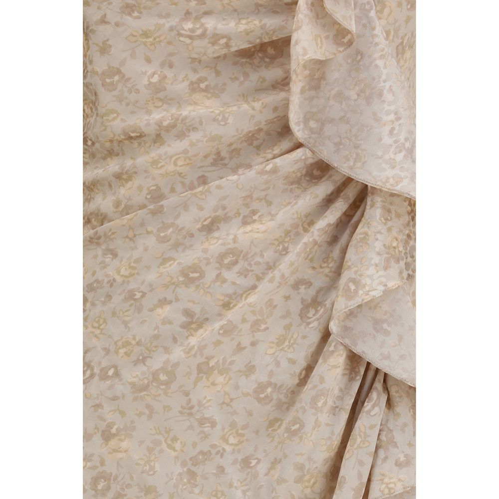 Alessandra Rich Beige Casual Dress for Women detail view