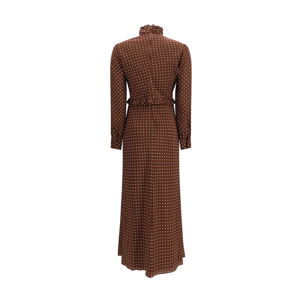 Alessandra Rich Brown Casual Dress for Women alternate view