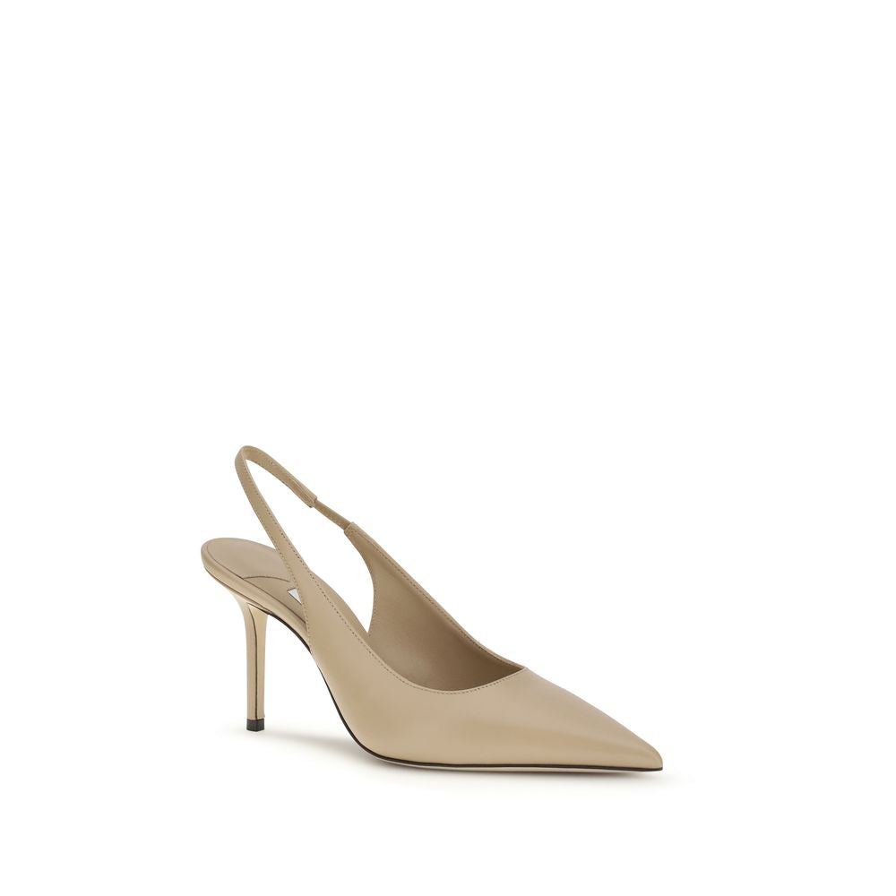 Escarpins Jimmy Choo en cuir de veau beige Bos Taurus