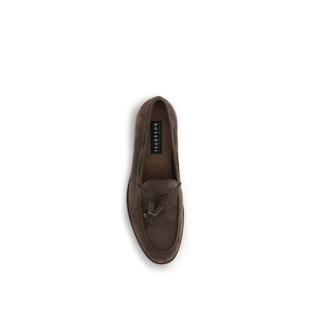 Fratelli Rossetti Brown Slip On Loafers for Men side view