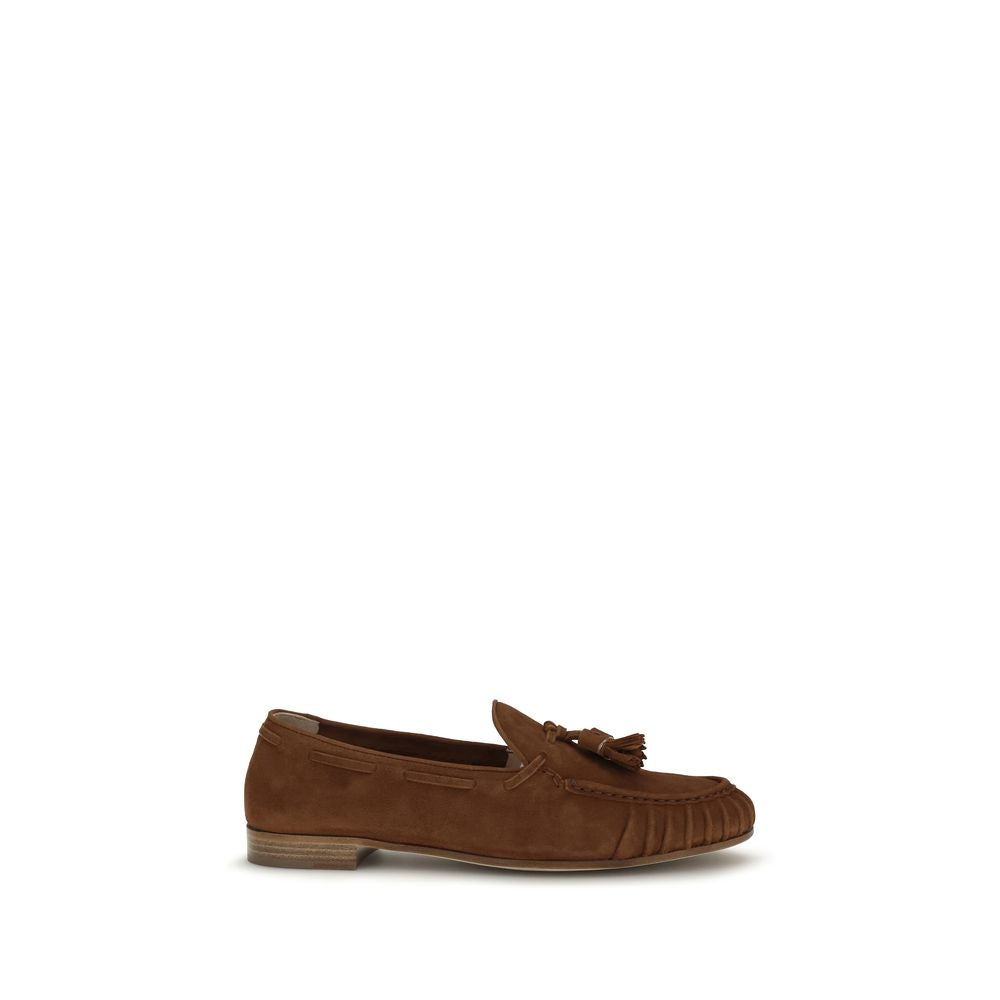 Fratelli Rossetti Brown Slip On Loafers for Women