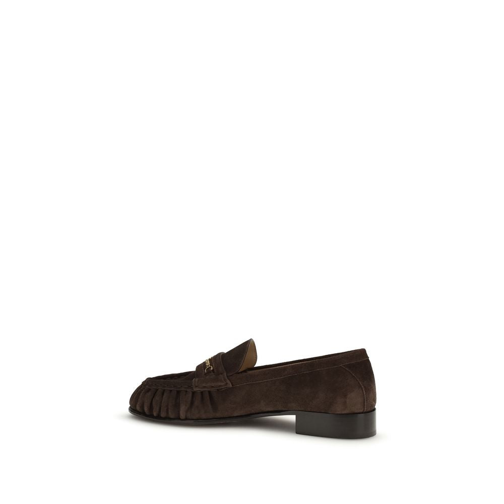 Mocassins à enfiler Valentino Garavani en cuir de veau marron Bos Taurus