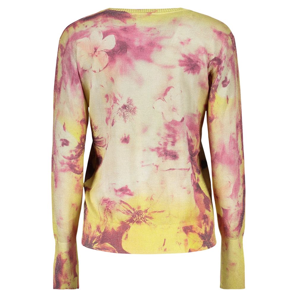 Desigual Giallo Viscose Pull Femme