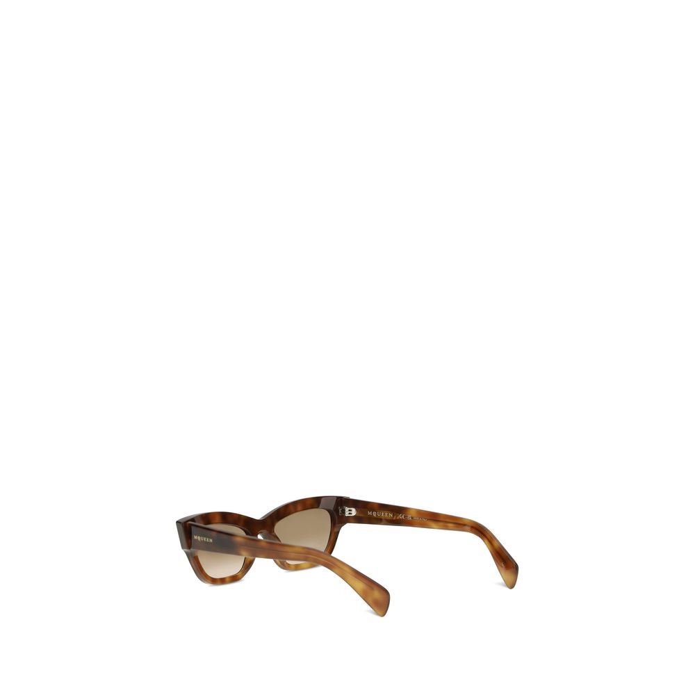 Alexander McQueen Brown Sunglasses for Women detail view