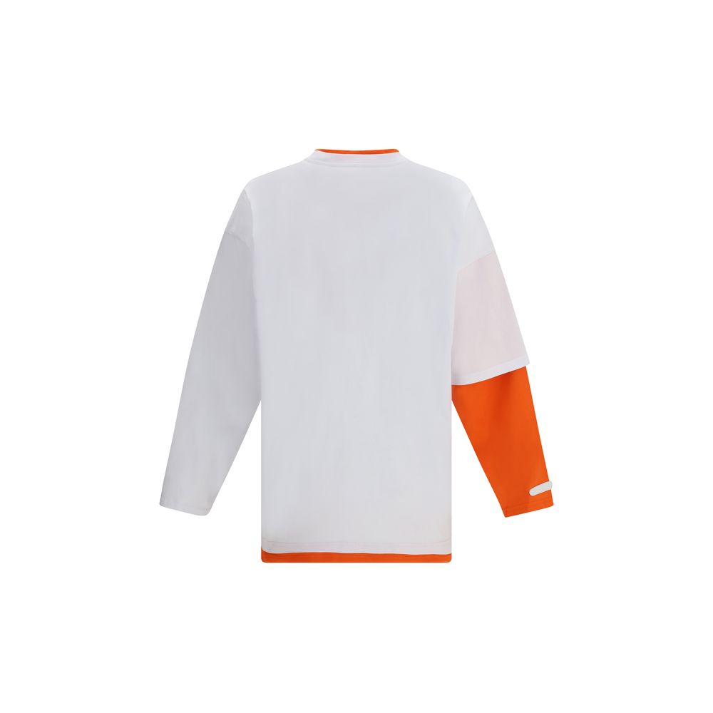 PDF Channel White Long Sleeve T-Shirt for Men alternate view