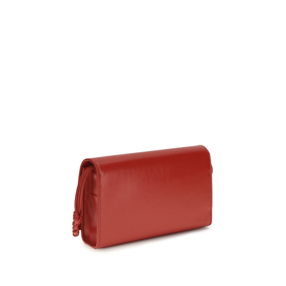 Portefeuille Jil Sander en cuir de veau noir Bos Taurus