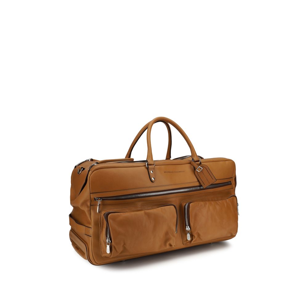 Brunello Cucinelli Brown Luggage And Travel for Men alternate view