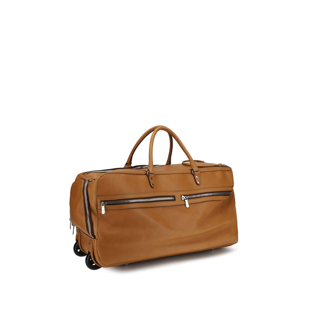Brunello Cucinelli Brown Luggage And Travel for Men detail view