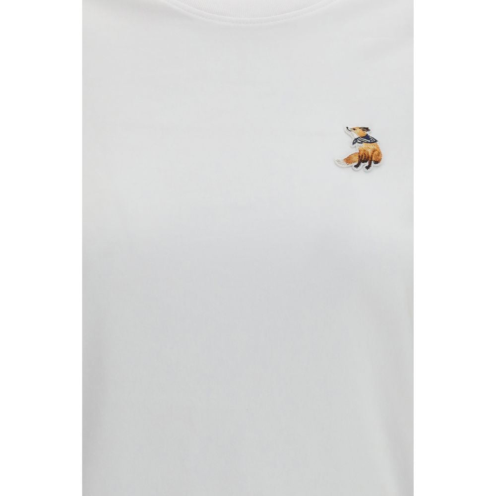Maison Kitsuné White Cotton T-Shirt