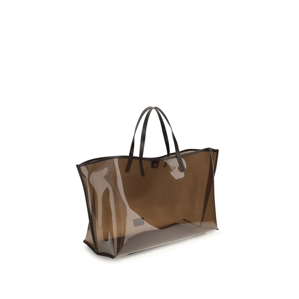 Sac à main Staud en PVC marron