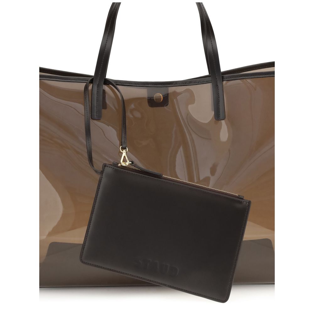 Sac à main Staud en PVC marron