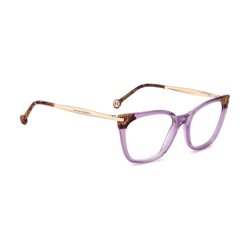 Carolina Herrera Purple Glasses Frames for Women detail view