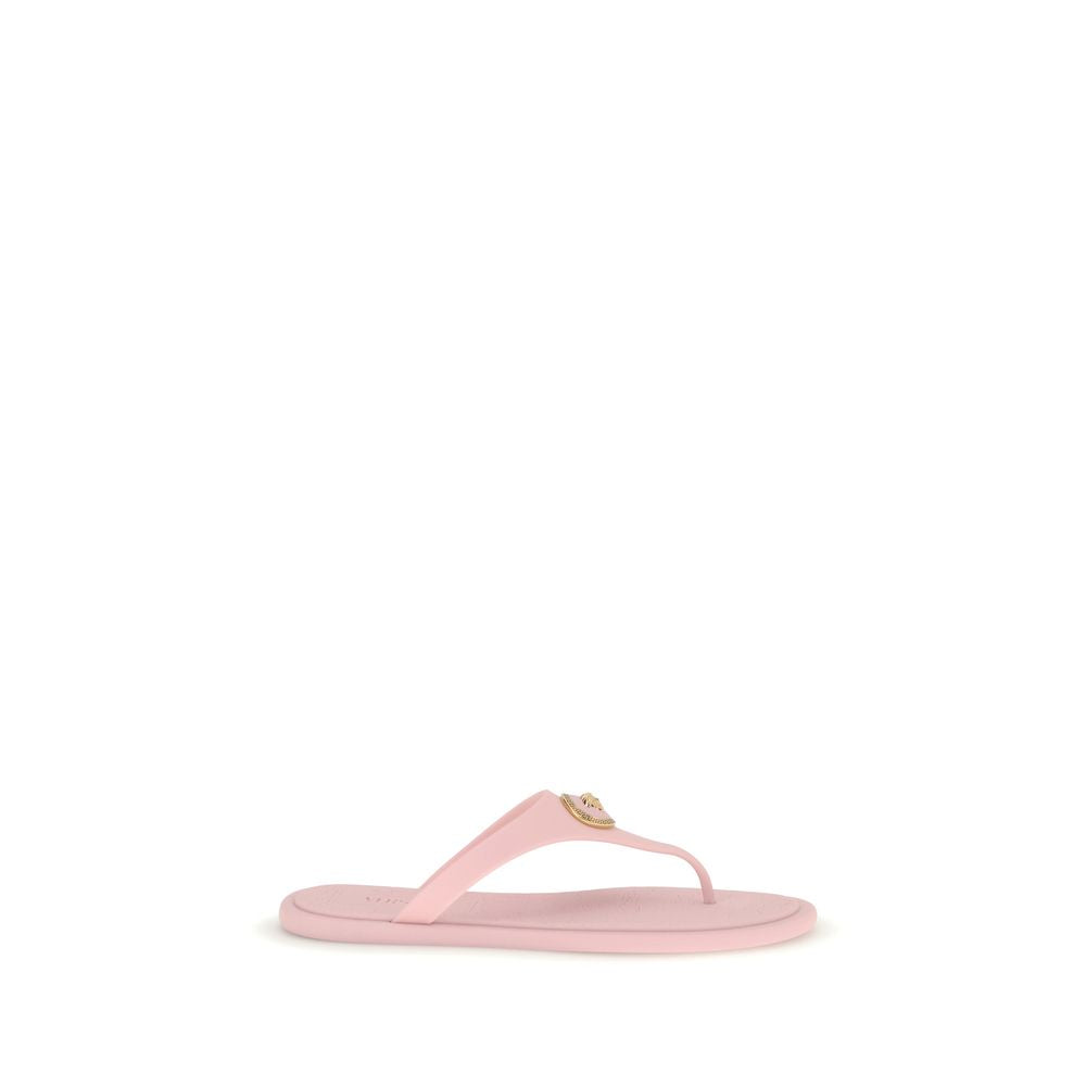 Versace Multicolor Flip Flop Sandals for Women