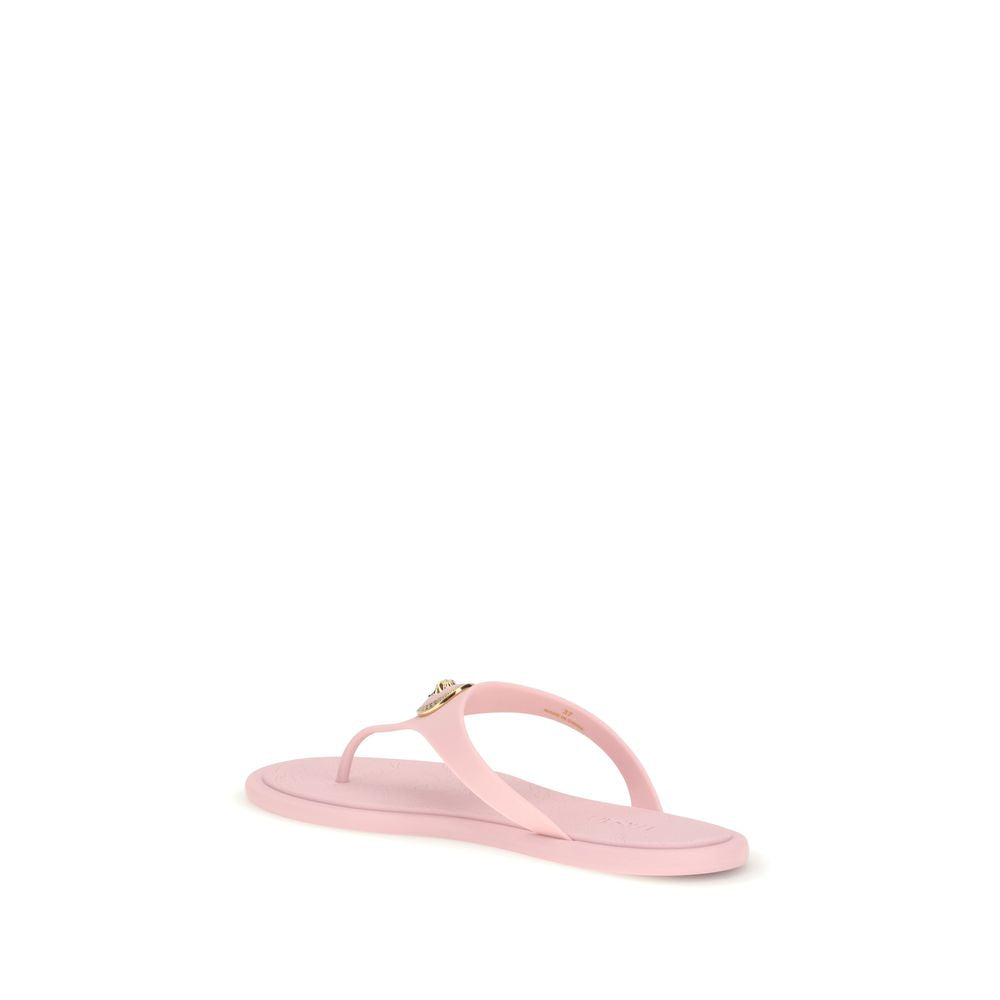 Versace Multicolor Flip Flop Sandals for Women detail view